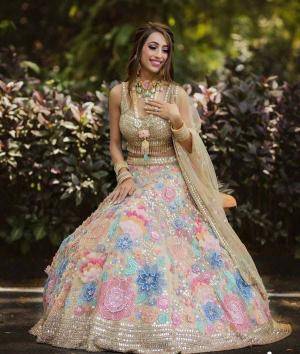 NEW DESIGNER BRIDAL WRAT KF 1432 GEOREGTTE Wholesale lehenga choli in Hyderabad